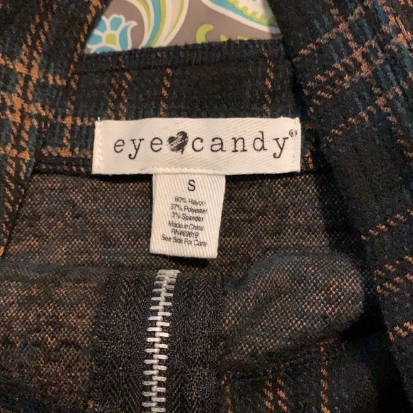 Eye Candy size small zip dress - Picture 3 of 5